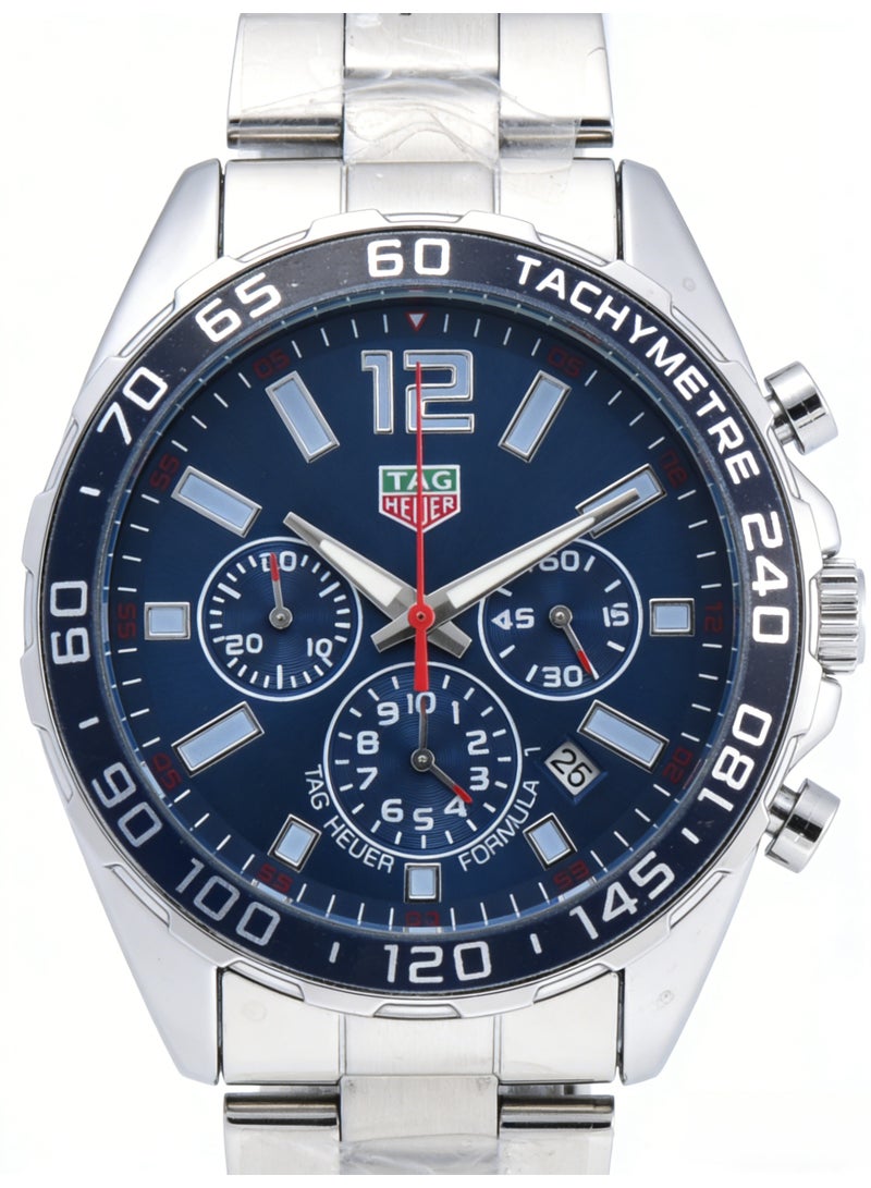 TAG Heuer Formula 1 Chronograph Blue Dial Stainless Steel Bracelet Watch (CAZ1014.BA0842) - Image 2